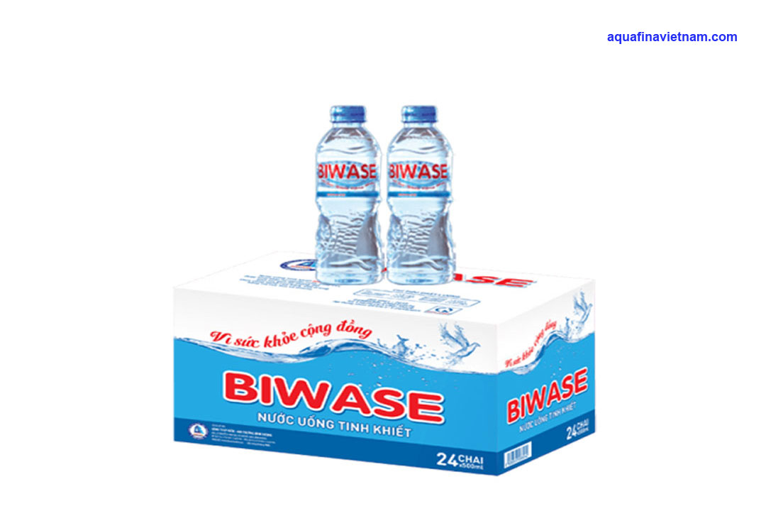 Nên chọn mua nước tinh khiết Aquafina hay Biwase?